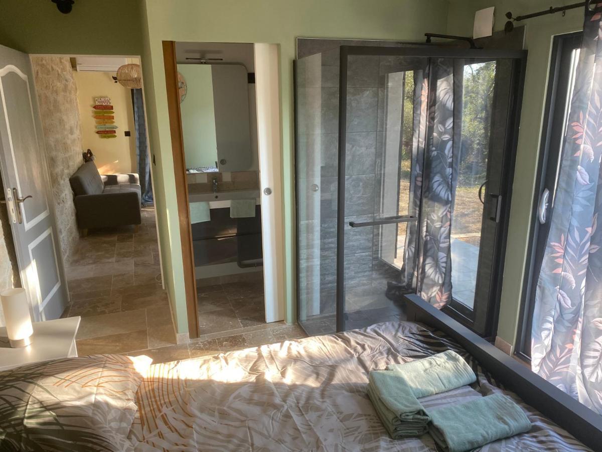 Appartement De Charme Avec Jaccusi Vezenobres Dış mekan fotoğraf