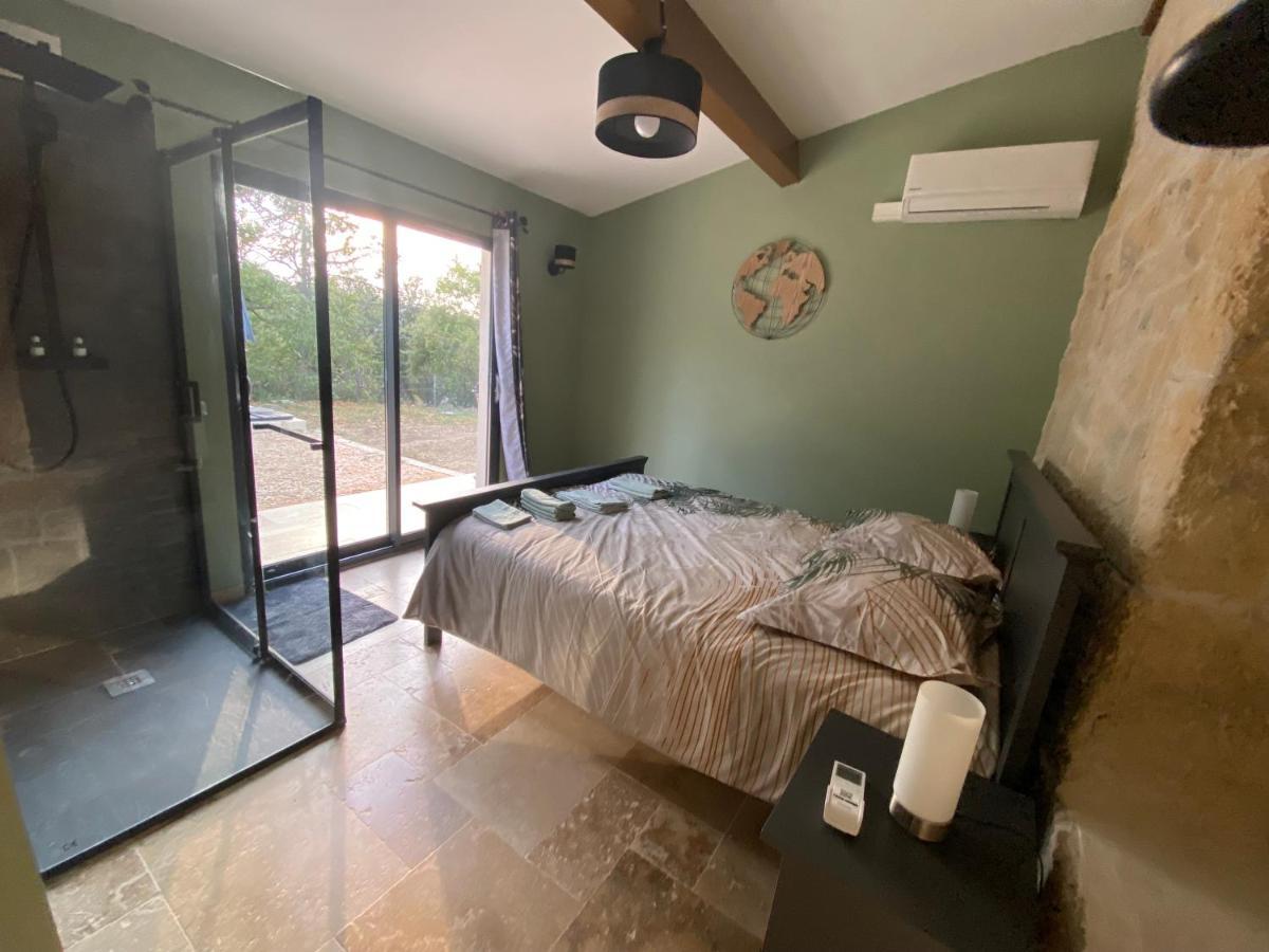 Appartement De Charme Avec Jaccusi Vezenobres Dış mekan fotoğraf